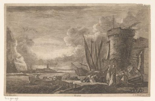View of a harbour