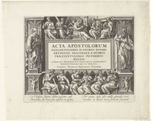 Title print of the series on the Acts of the Apostles