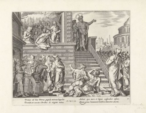 Peter preaches in Jerusalem