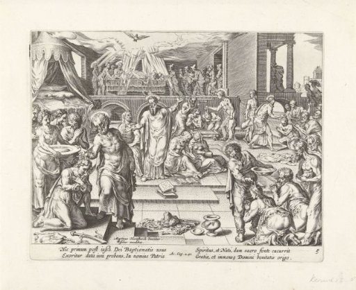 Apostles baptise new believers in Jerusalem