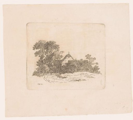 View of a house among trees