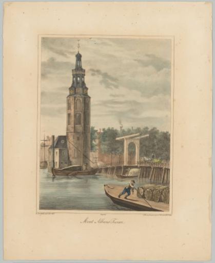 View of the Montelbaan Tower, Amsterdam
