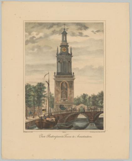 View of the Jan Roodenpoort Tower, Amsterdam