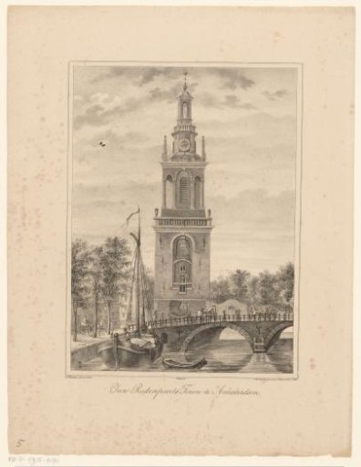 View of the Jan Roodenpoort Tower, Amsterdam
