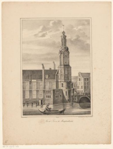 View of the Munt Tower, Amsterdam