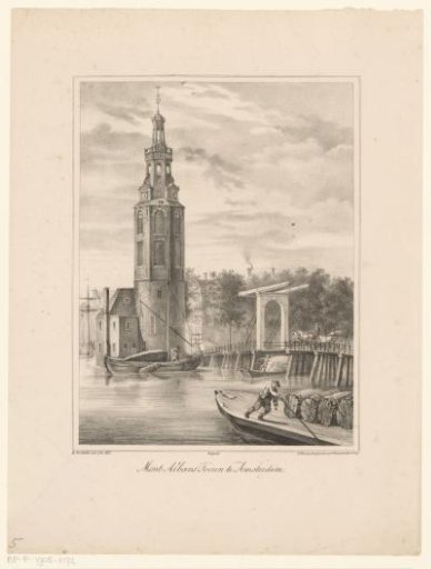 View of the Montelbaan Tower, Amsterdam