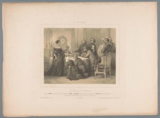 Herodias presents the testament