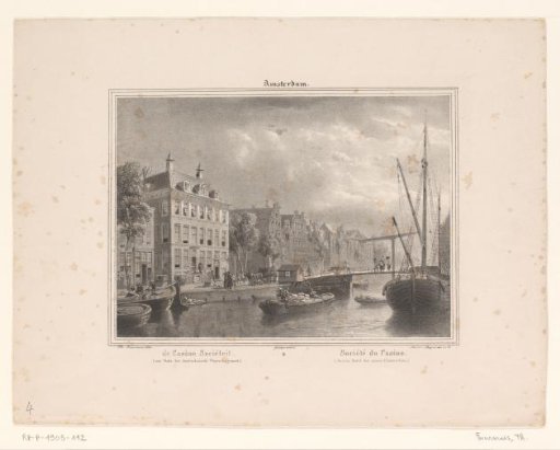 View of the Casino Sociëteit in Amsterdam