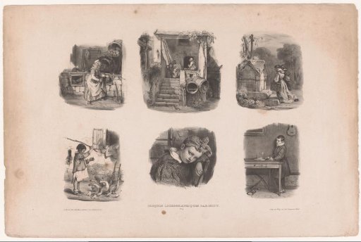 Six scenes from daily life in the countryside