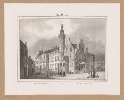 View of the Old Town Hall of The Hague