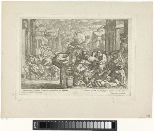 Saint Martina on the pyre