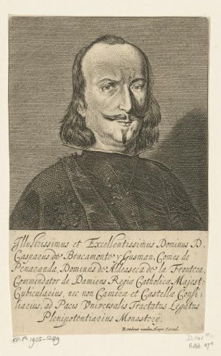 Portrait of Count Gaspar de Bracamonte y Guzman