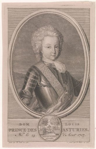 Portrait of Louis I, Prince of Asturias
