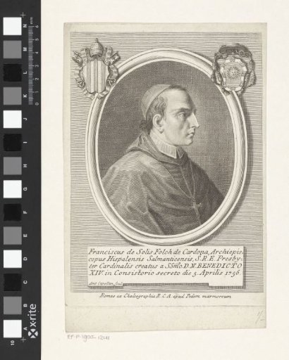 Portrait of Cardinal Francisco de Solís Folch de Cardona