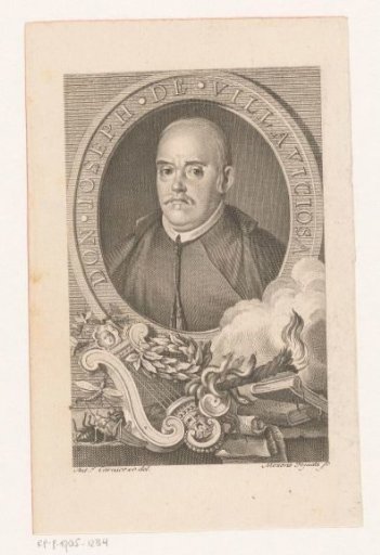 Portrait of the poet José de Villaviciosa