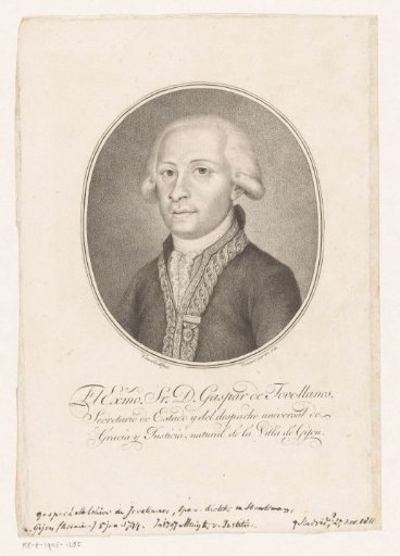 Portrait of Gaspar Melchor de Jovellanos