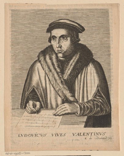 Portrait of Juan Luis Vives
