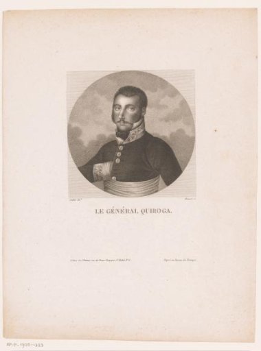 Portrait of Antonio Quiroga