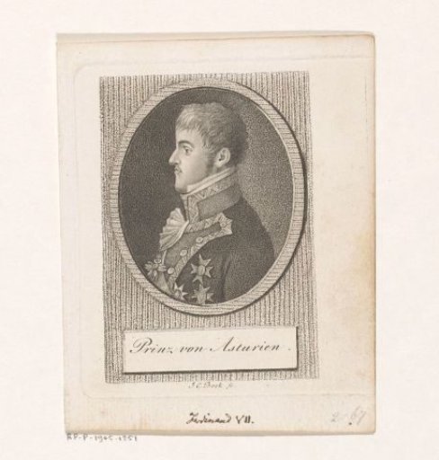 Portrait of Ferdinand VII of Spain as Prince of Asturias