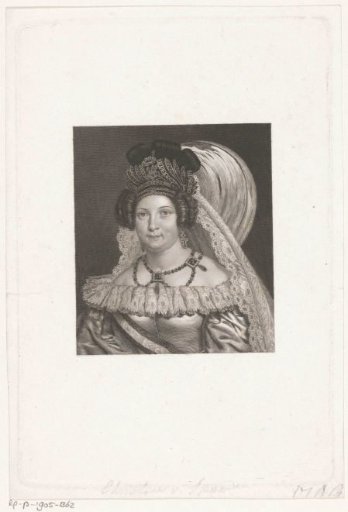 Portrait of Maria Christina of Bourbon-Sicily