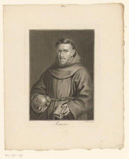 Portrait of Francisco Jiménez de Cisneros