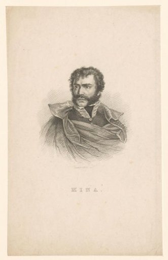 Portrait of a man, possibly Francisco Javier Mina or Francisco Espoz y Mina