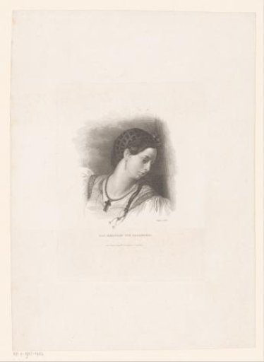 Bust of a young woman