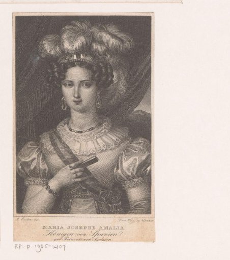 Portrait of Maria Josepha of Saxony, Queen of Spain