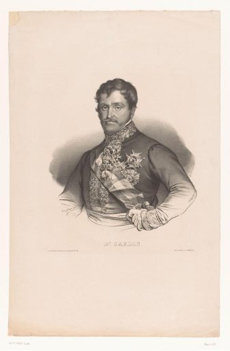 Portrait of Carlos María Isidro Benito de Borbón y Borbón-Parma