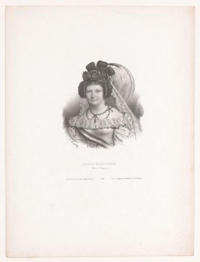 Portrait of Maria Christina of Bourbon-Sicily