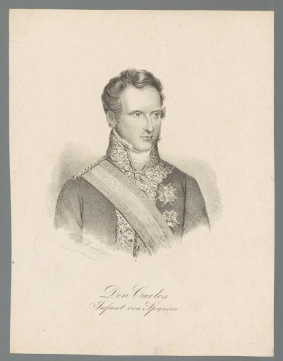 Portrait of Carlos María Isidro Benito de Bórbon