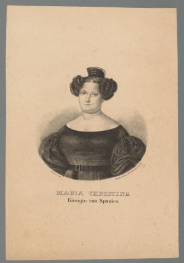 Portrait of Maria Christina of Bourbon-Sicily