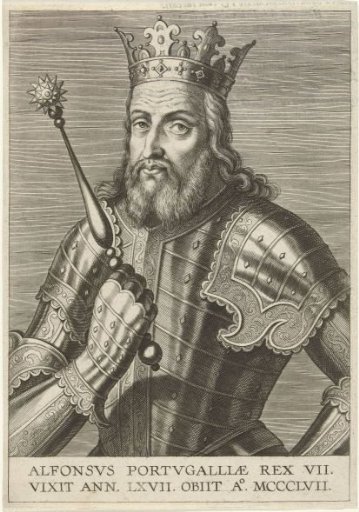 Portrait of King Alfonso IV of Portugal