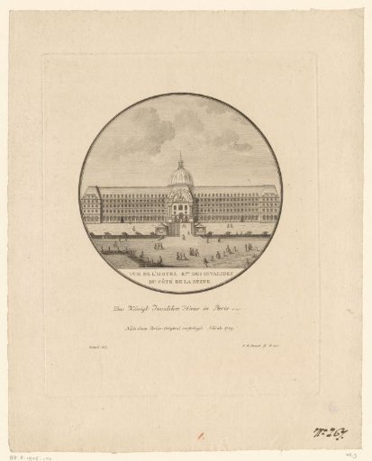 View of the Hôtel des Invalides Seen from the Seine