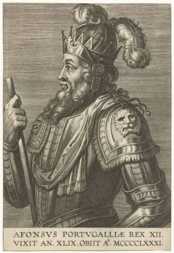 Portrait of King Alfonso V of Portugal