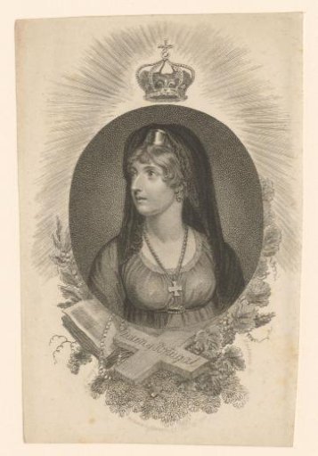 Portrait of Maria I, Queen of Portugal