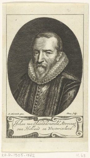Portrait of Johan van Oldenbarnevelt