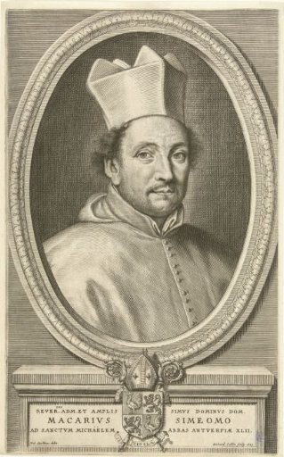 Portrait of the Antwerp abbot Macarius Simeomo