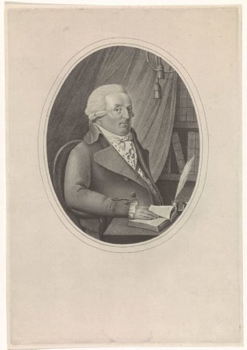 Portrait of Jacobus Johannes Schrijver