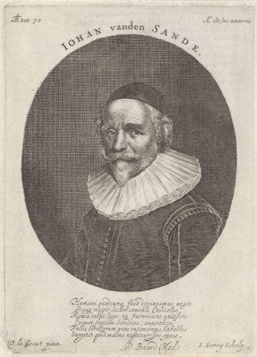 Portrait of the lawyer Johan van den Sande