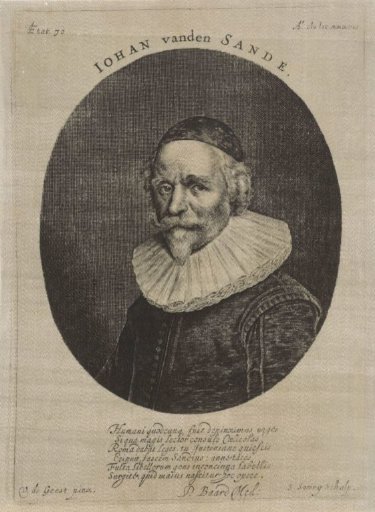 Portrait of the lawyer Johan van den Sande
