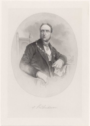 Portrait of the Amsterdam Mayor Jan Messchert van Vollenhoven