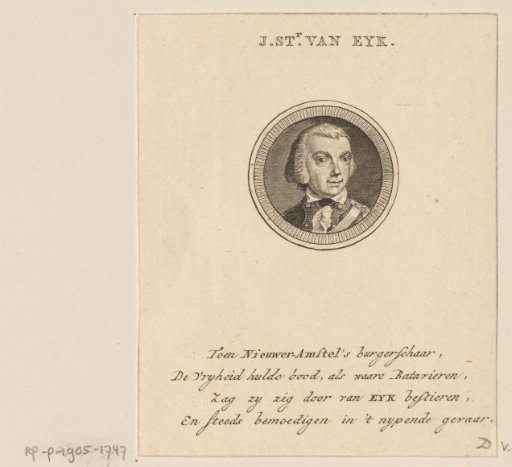Portrait of Jan Stockelaar van Eyk