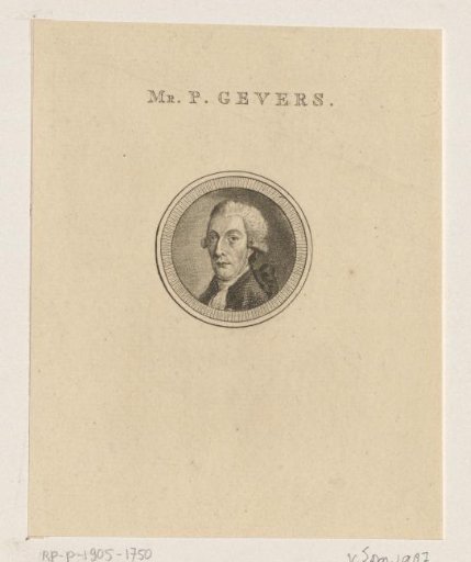 Portrait of Paulus Gevers