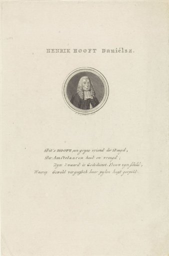 Portrait of Hendrik Danielsz. Hooft