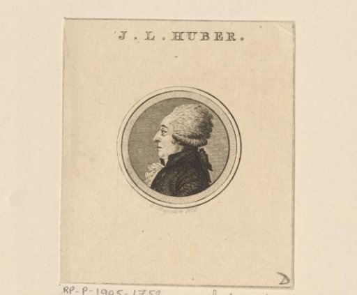 Portrait of Johannes Lambertus Huber