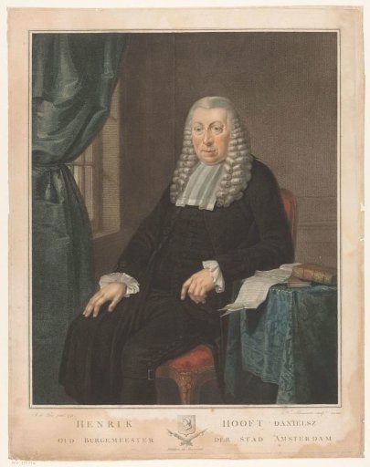 Portrait of Hendrik Danielsz. Hooft, burgomaster of Amsterdam