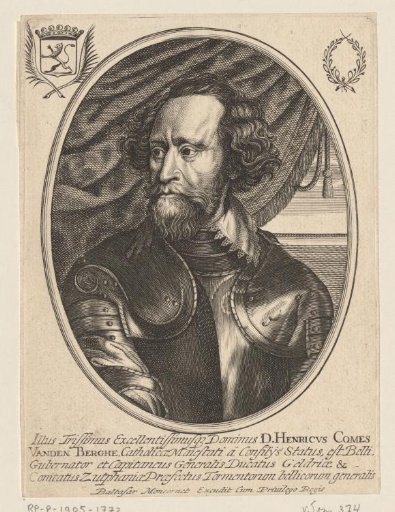 Portrait of Hendrik, Count of den Bergh