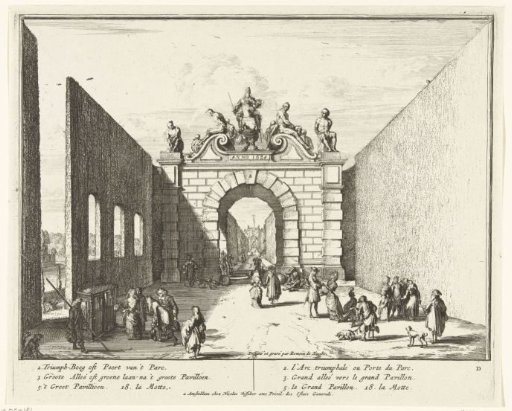 Gate in the Park of Enghien