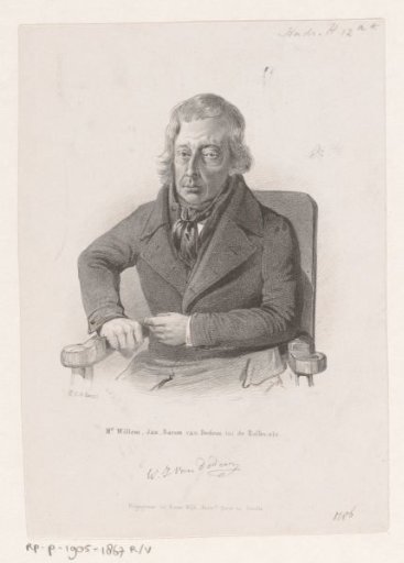 Portrait of Willem Jan Baron van Dedem tot de Rollecate
